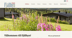 Desktop Screenshot of fjallbyn.se